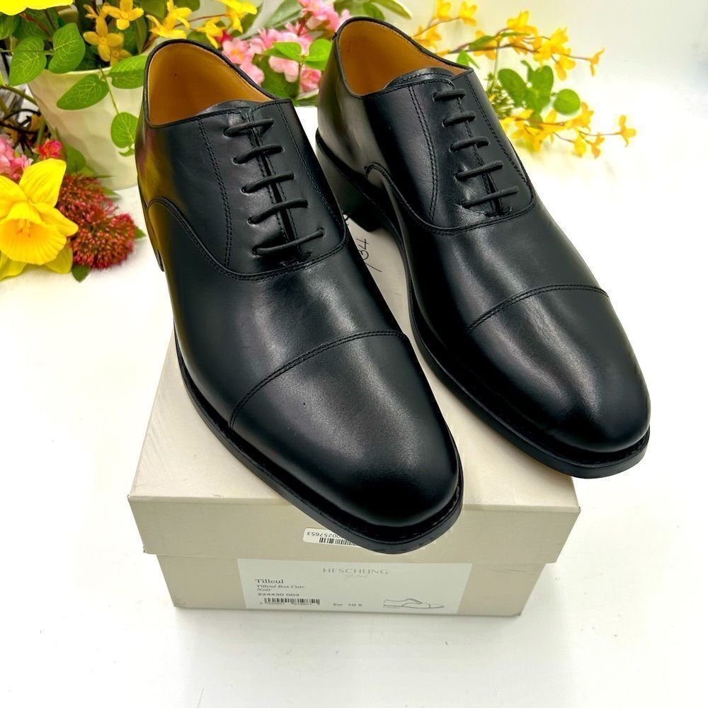 Men’s Heschung 1934 Tilleul leather lace ups size 10.5 Goodyear sole